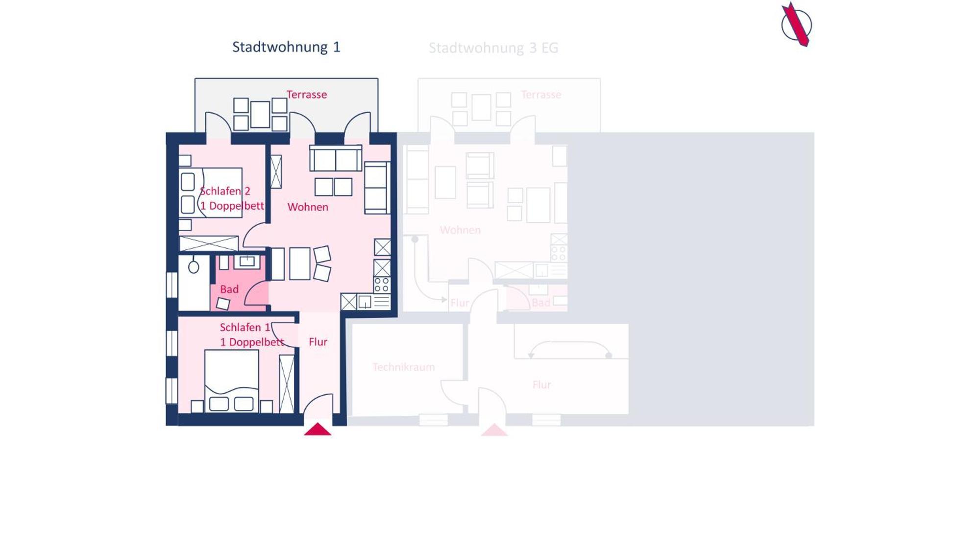 Stadtwohnung 1 Wyk auf Föhr Buitenkant foto